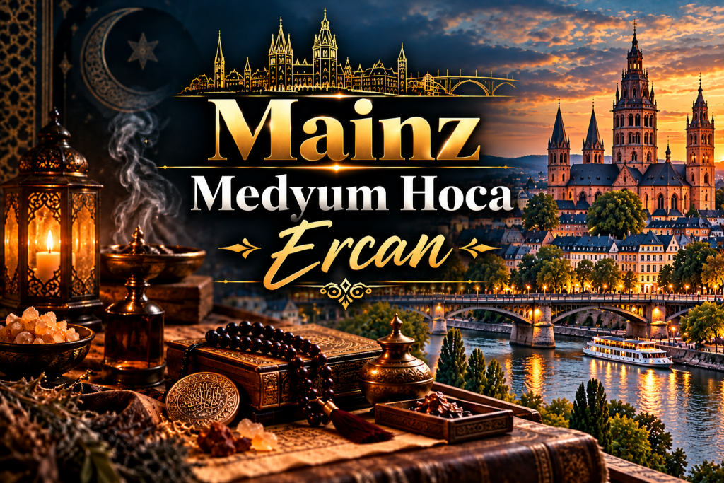 Mainz Medyum Hoca Ercan hakkında bilgi alın. Aşk, geri getirme, yıldızname, vefk ve kısmet konularında Türkçe manevi danışmanlığı keşfedin.
